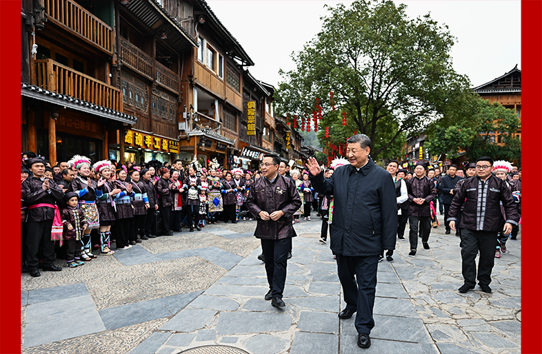 习近平在贵州黔东南州考察调研