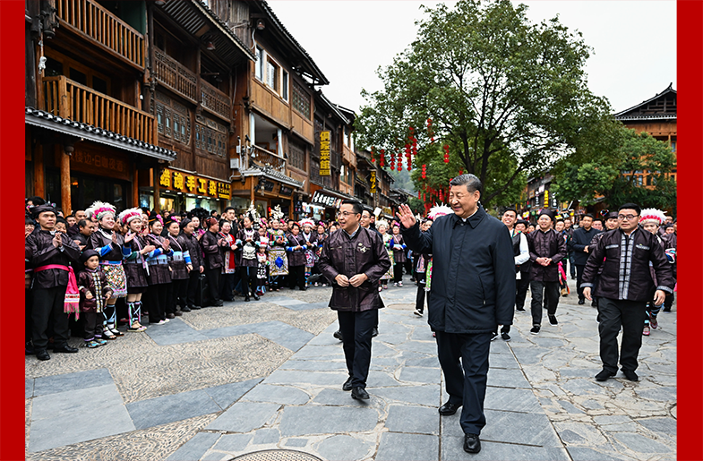 习近平在贵州黔东南州考察调研