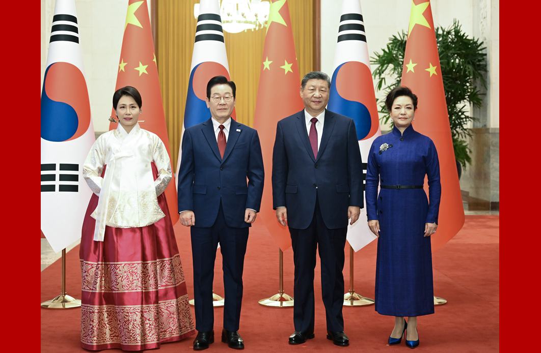 习近平同韩国总统李在明举行会谈