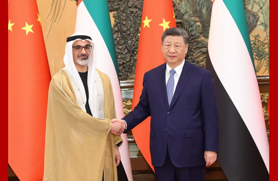 习近平会见阿联酋阿布扎比王储哈立德