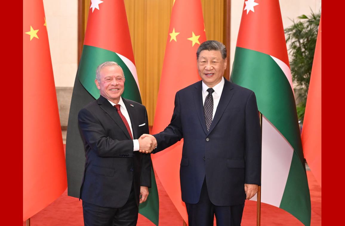 习近平同约旦国王阿卜杜拉二世会谈