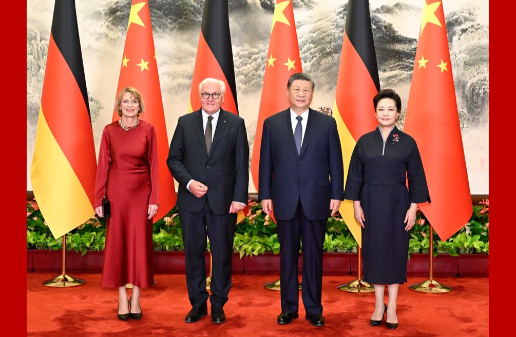 习近平同德国总统施泰因迈尔会谈